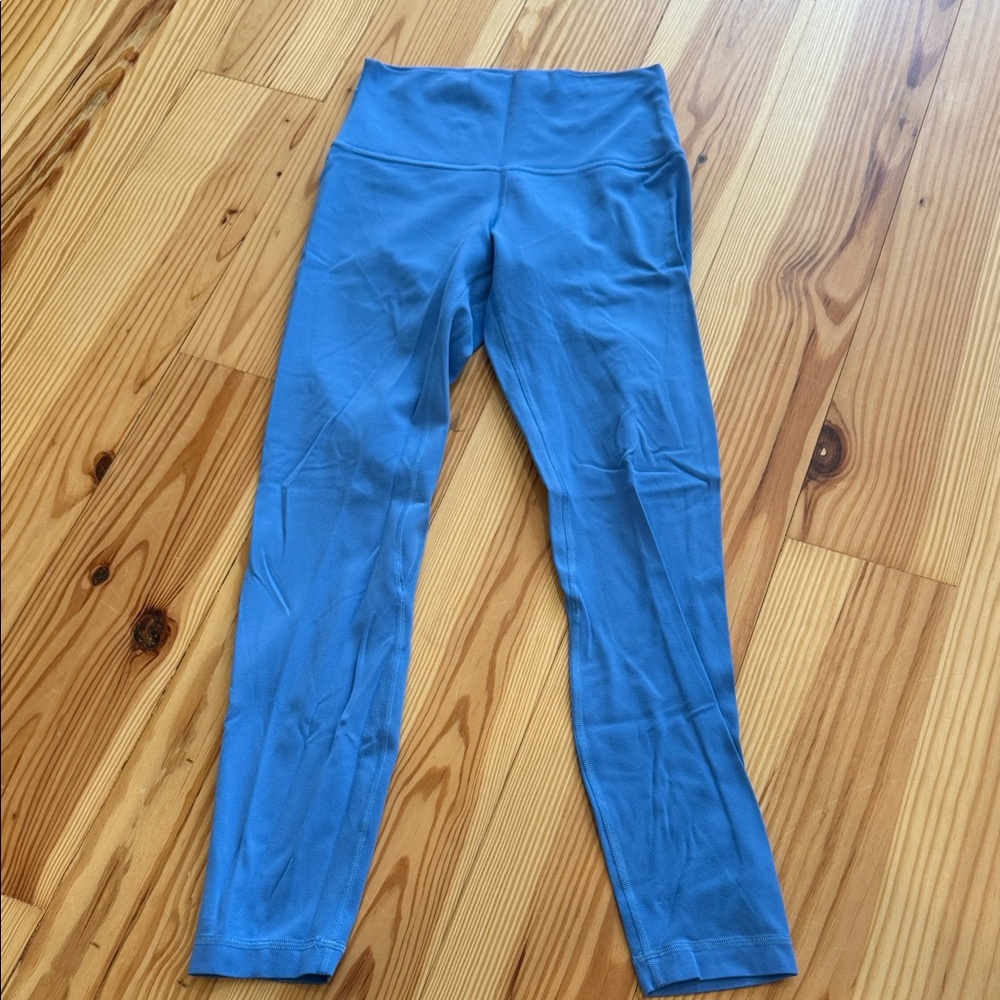 Lululemon align Blue High-Waisted Leggings, size 4